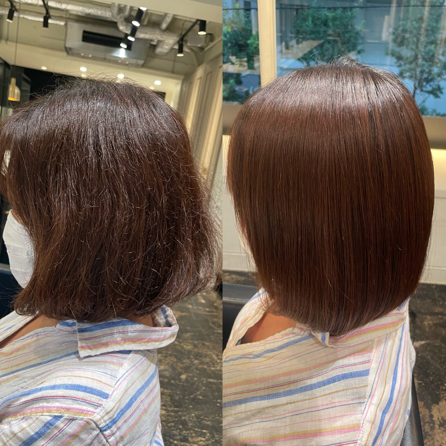 縮毛矯正でぺったんこにならない方法とは？「ふんわり」仕上がる弱酸性縮毛矯正